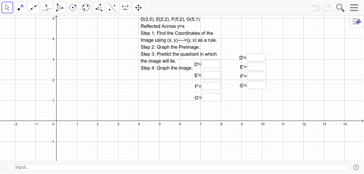 Reflections Day 2 Lesson Geogebra