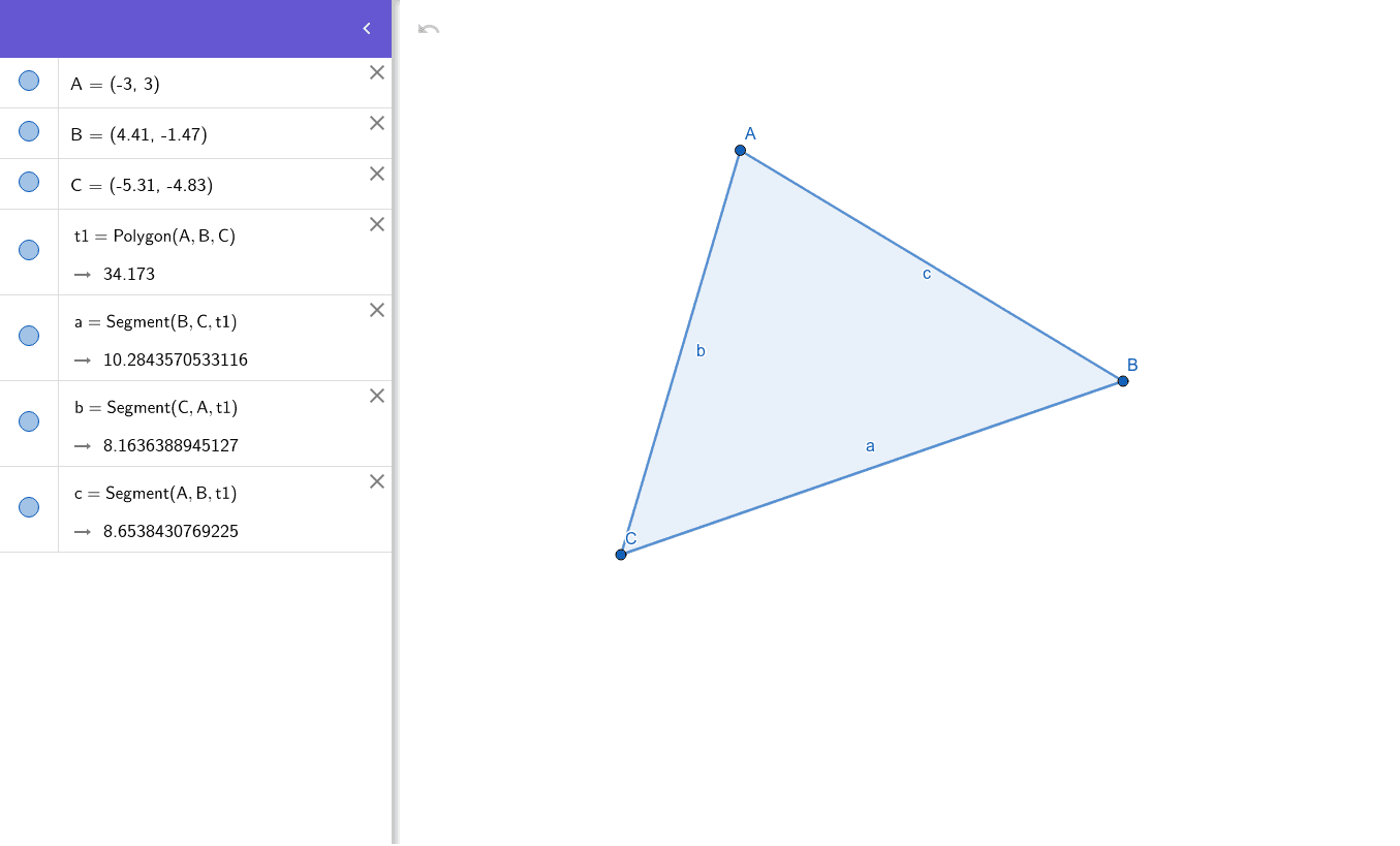 Triangle – GeoGebra