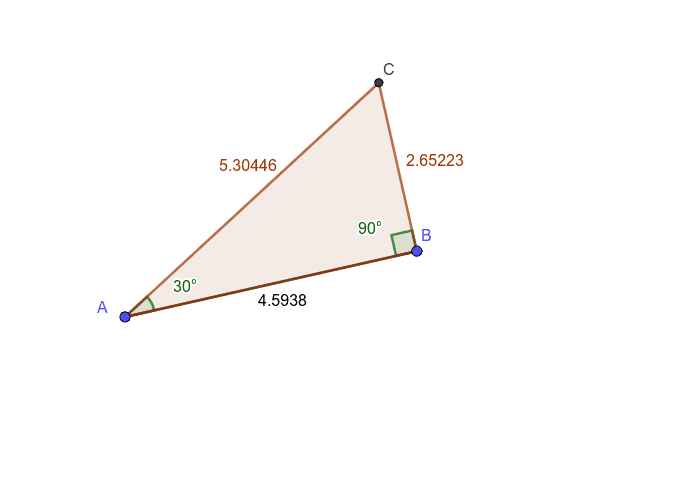 Finding Ratios Of Sides Right Triangle Geogebra