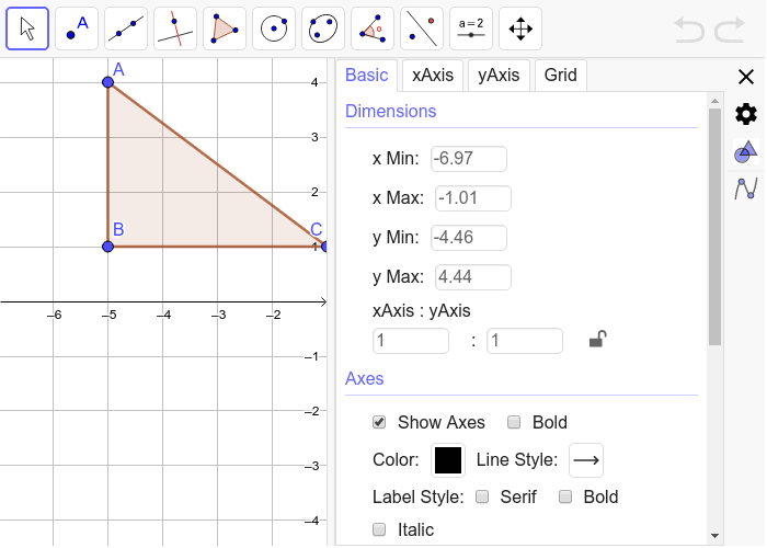 Lesson 6 Describing Transformations – GeoGebra