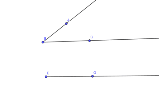 Copying an Angle – GeoGebra