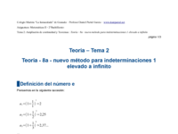 Teoría - 8a - nuevo método para indeterminaciones 1 elevado a infinito.pdf