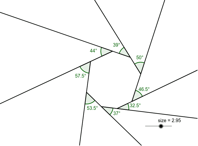 Sum Of Exterior Angles Of A Polygon Geogebra