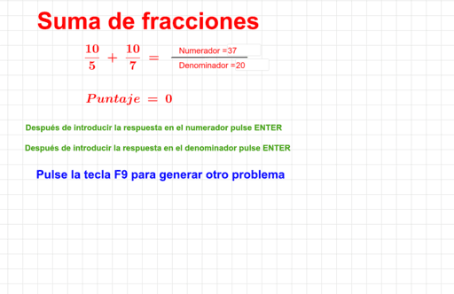 Suma De Fracciones Geogebra