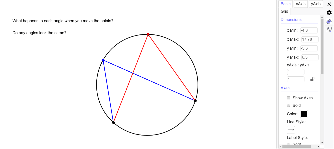 Circle 1 – GeoGebra