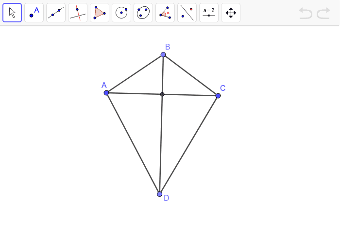 kite geometry diagonals