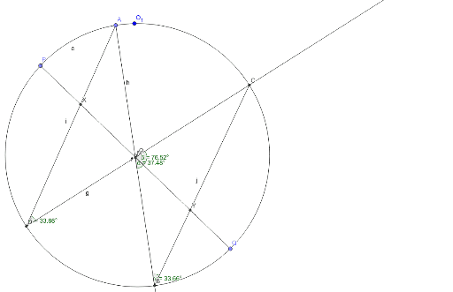 Butterfly theorem – GeoGebra