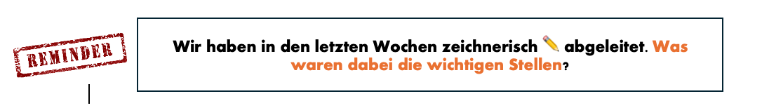 [size=150][b]Aufgabe 3)  
[/b]a) 
Skizziere die Ableitungsfunktion.  
[/size][size=150]Vergleiche deine Lösung mit der Ableitungsfunktion aus dem Schaubild. 

﻿b) 
Untersuche, wie man mithilfe der Ableitungsfunktion erkennen kann, ob der Wanderer bergauf oder bergab geht. [/size]