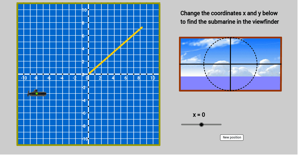 Boat Coordinate Game Geogebra