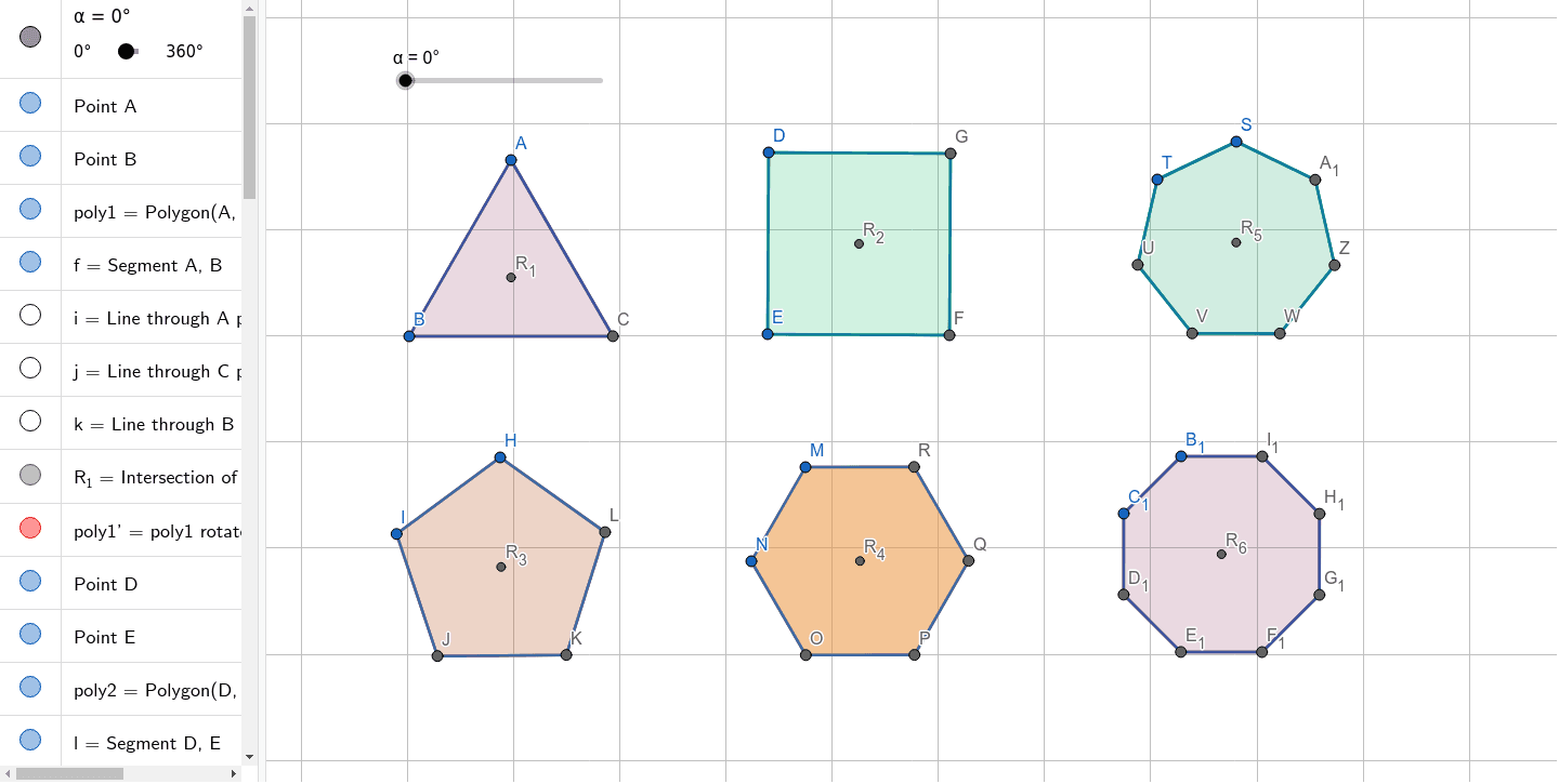 Geometry Rotational Symmetry – GeoGebra