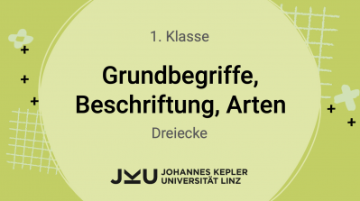 Dreieck - Grundbegriffe, Beschriftung, Arten