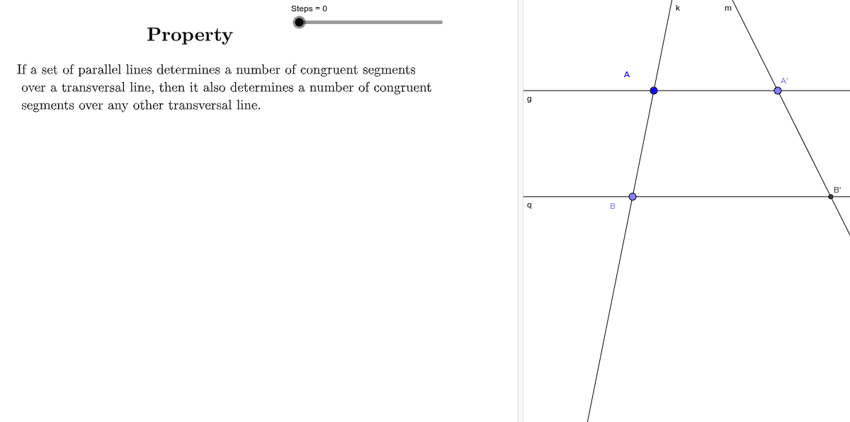 Thales Theorem GeoGebra