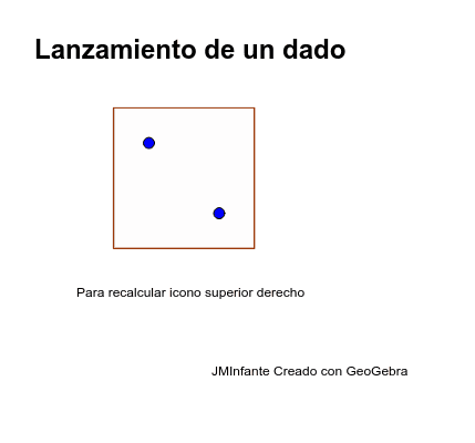 Lanzamiento De Un Dado – GeoGebra