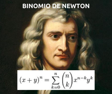 [size=150]
DESARROLLO DEL BINOMIO[/size]

[math]\binom{n}{k}=\frac{n!}{k!\left(n-k\right)!}[/math]

[math]\left(x+y\right)^n=\sum^n_{k=0}\binom{n}{k}x^{n-k}y^k[/math]

[math]\left(x+y\right)^n=\binom{n}{0}x^{n-0}y^0+\binom{n}{1}x^{n-1}y^1+\binom{n}{2}x^{n-2}y^2....+\binom{n}{n}x^{n-n}y^n[/math]

[math]\left(x+y\right)^n=x^n+nx^{n-1}y+\frac{n\left(n-1\right)}{2}x^{n-2}y^2+...+y^n[/math]