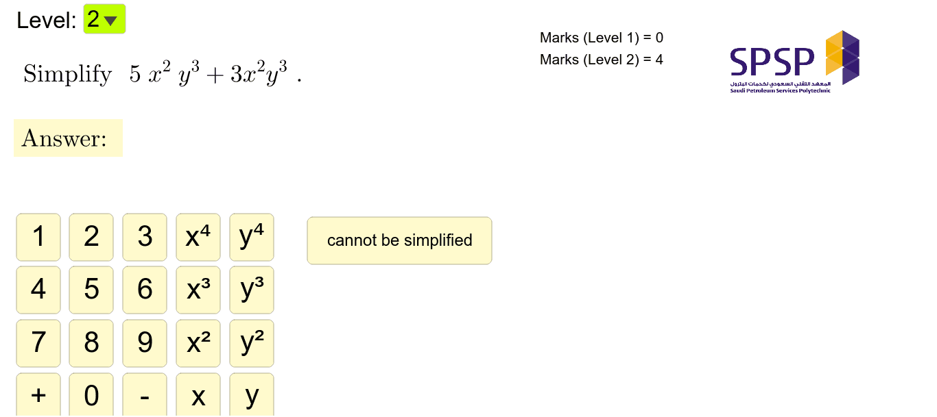 Combine Like Terms – GeoGebra