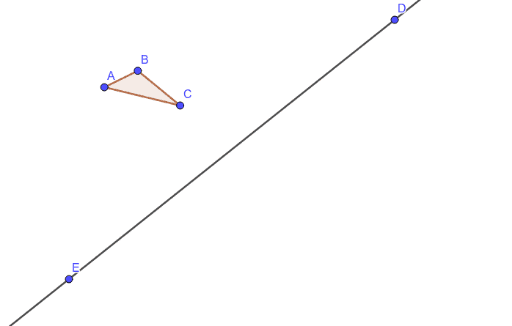 Reflecting a triangle – GeoGebra