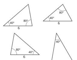 G&M 3.8 Triangles with three common measurements