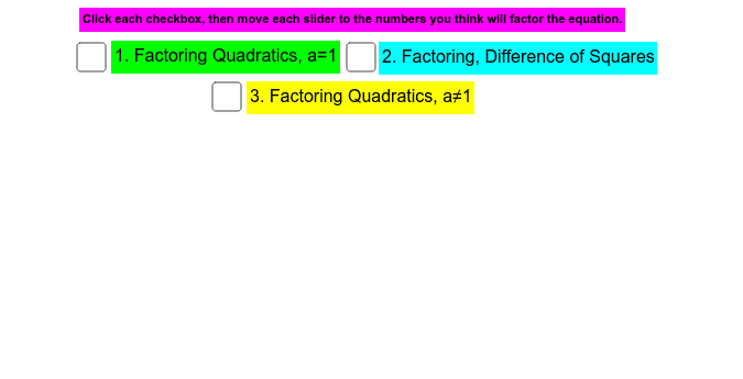 The 'click' factor, Learning Module