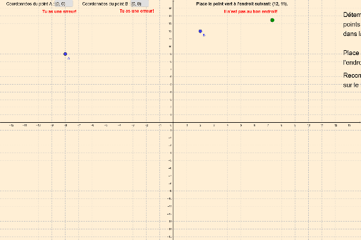 Plan Cartésien Geogebra