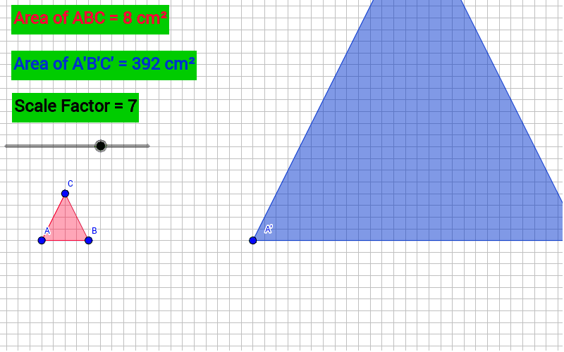 Scale Factor and Area – GeoGebra