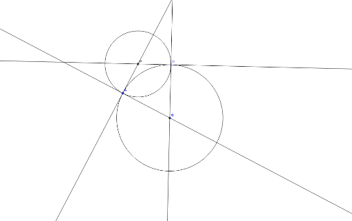 Orthogonal circles – GeoGebra