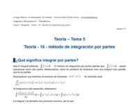 Teoría - 16 - método de integración por partes.pdf