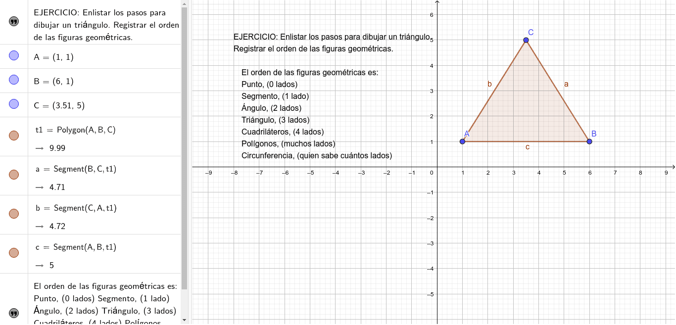 Elementos De Geometría – GeoGebra