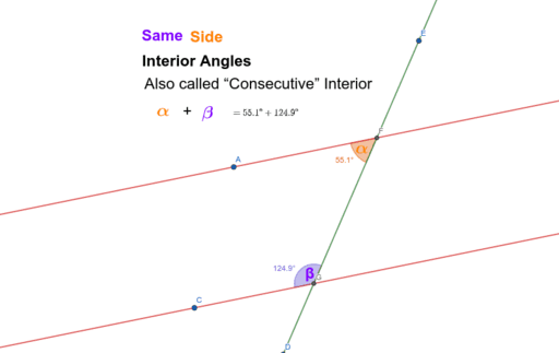 Same Side Interior Angles Geogebra 6748