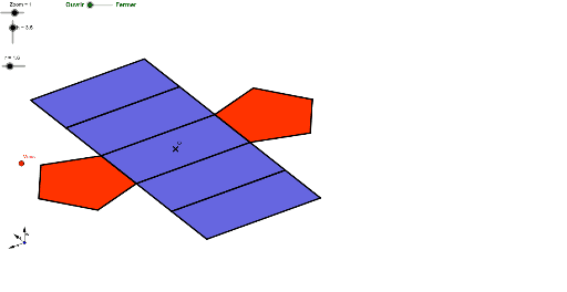 Développement d'un prisme à base rectangulaire – GeoGebra