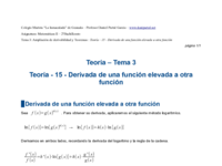 Teoría - 15 - Derivada de una función elevada a otra función.pdf