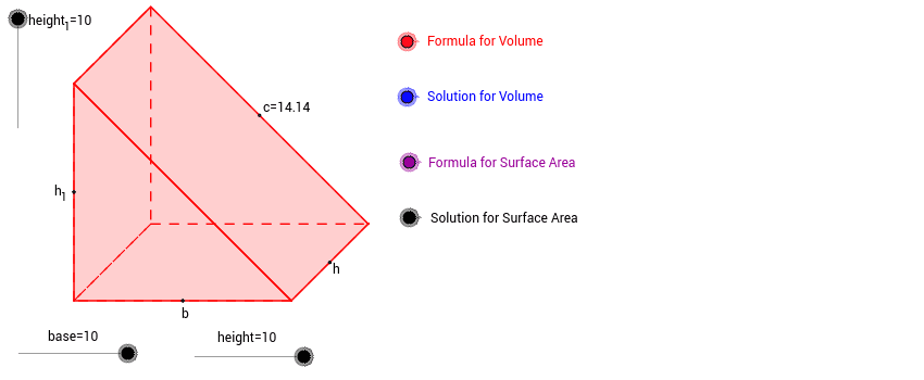 Right Triangular Prism GeoGebra