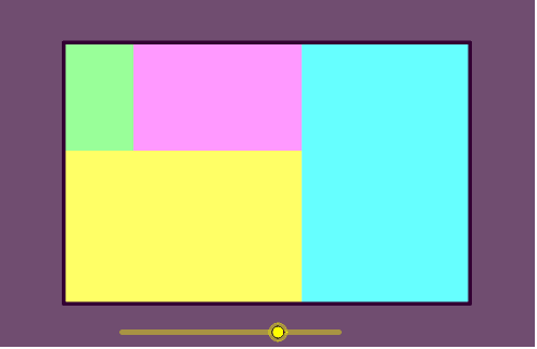 Puzzle. Five similar rectangles. Find the aspect ratio. – GeoGebra