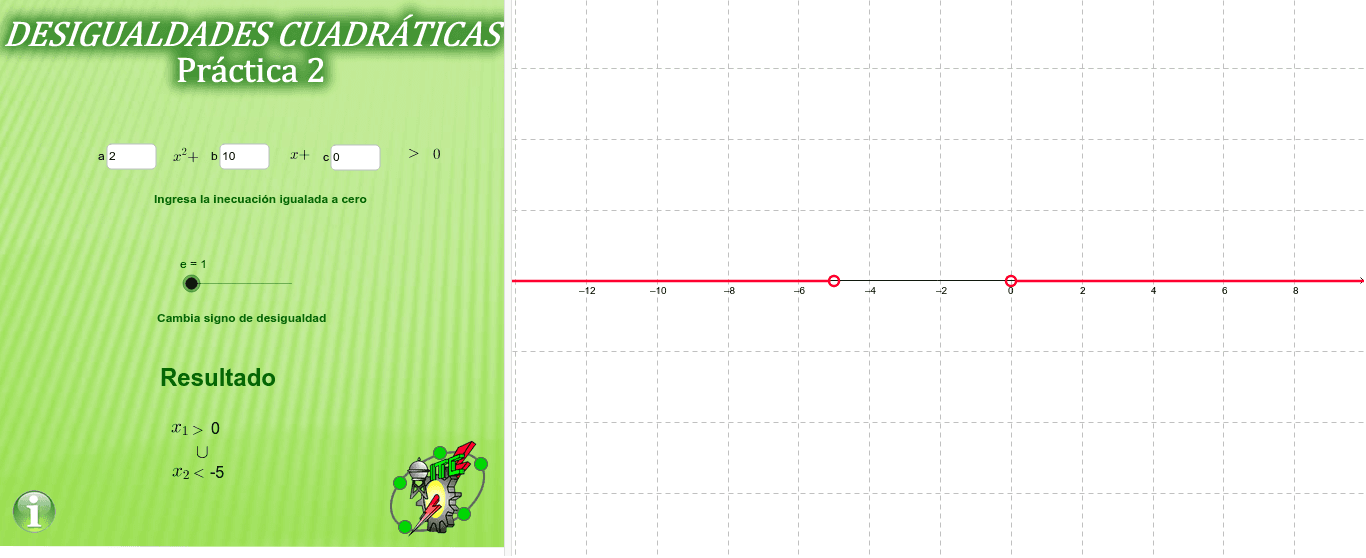 PRÁCTICA 2. ECUACIONES CUADRÁTICAS – GeoGebra