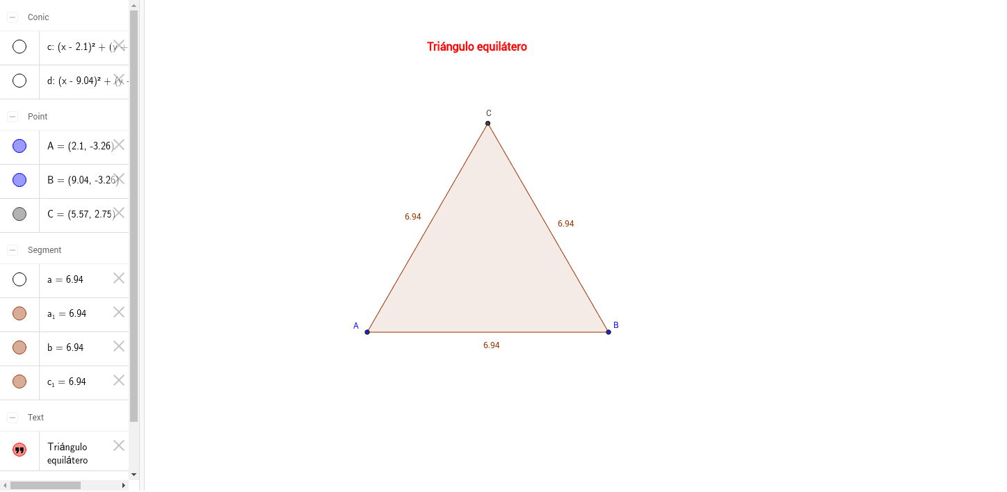 Ejemplo Triángulo Equilátero Geogebra 4992