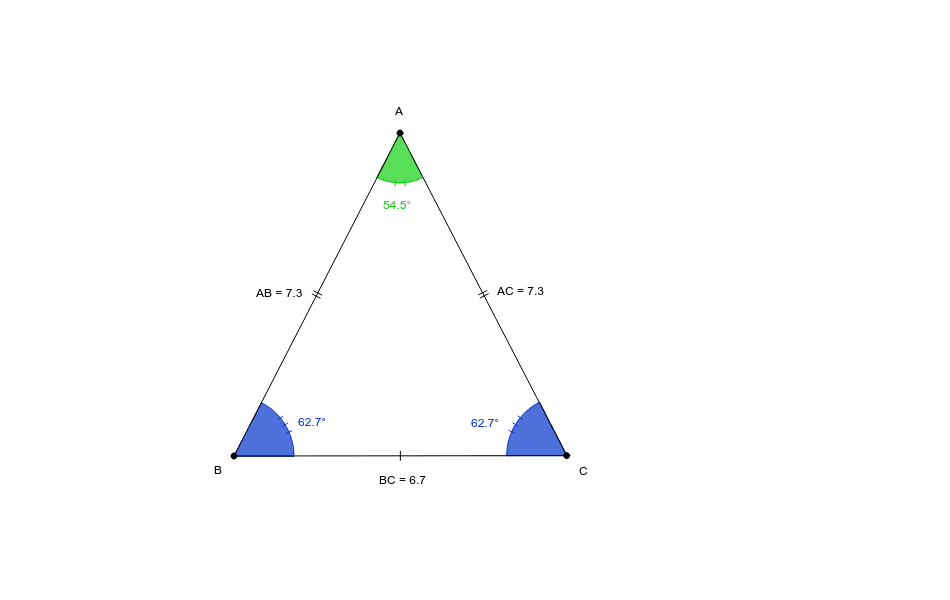 Isosceles Triangle Geogebra 8209