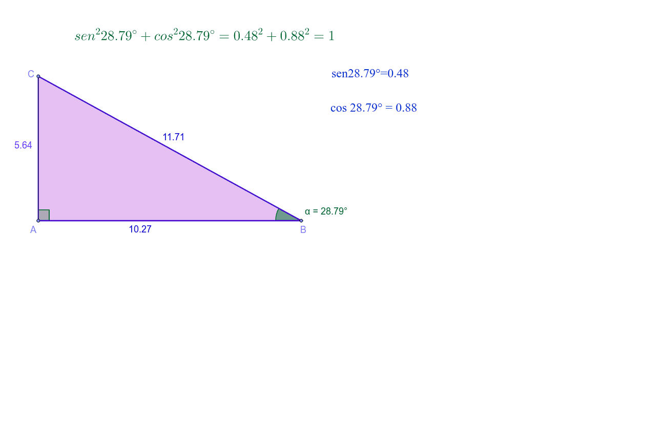 RELAÇÃO FUNDAMENTAL DA TRIGONOMETRIA - DEMONSTRAÇÃO E EXERCÍCIOS