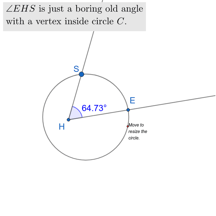 central angle geometry definition