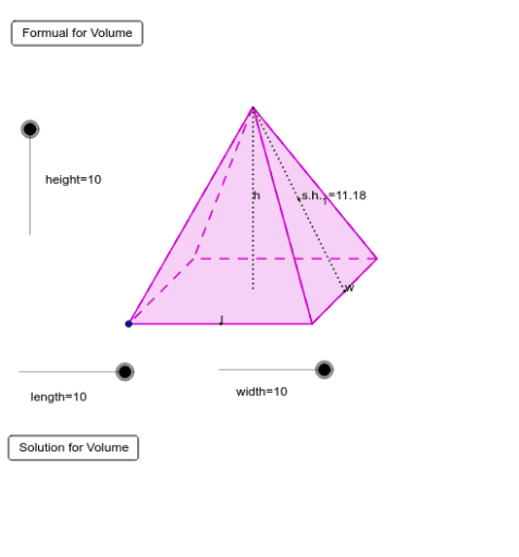 รูปคลี่ Pyramid – GeoGebra