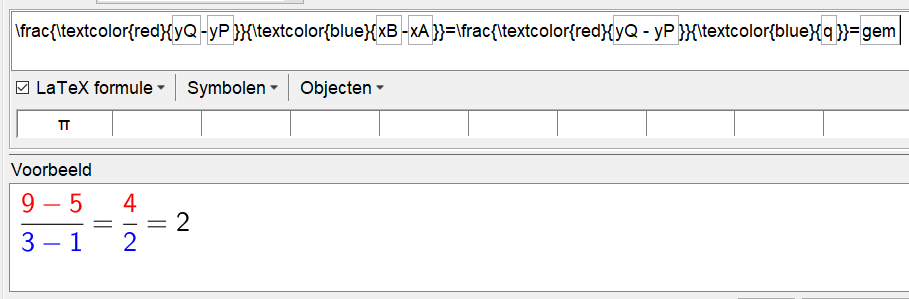 kleurdefinities in LaTeX