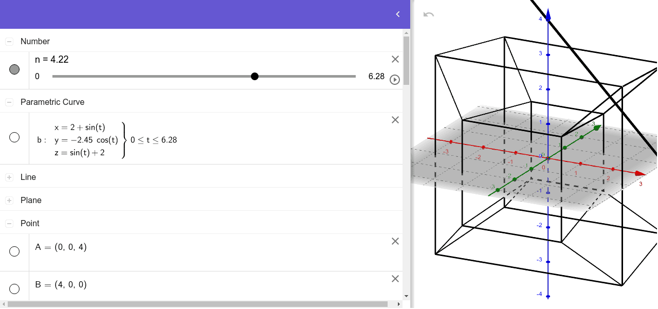 Hypercube Trigo – GeoGebra