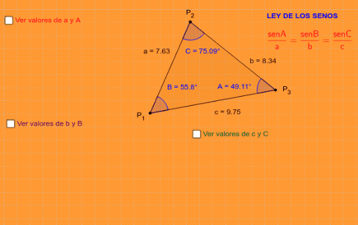 Ley De Los Senos Geogebra My XXX Hot Girl