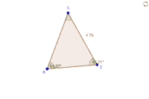 Sine And Cosine Rules 3 Geogebra