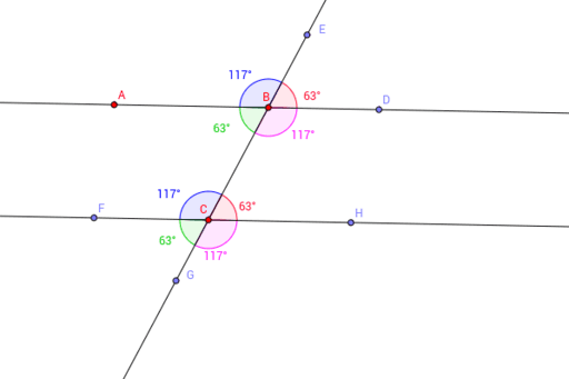 Corresponding Angles – GeoGebra