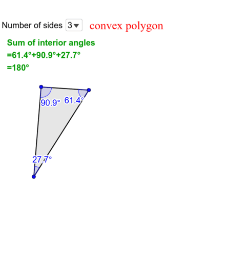 Sum Of Interior Angles Of Polygons Geogebra 3653