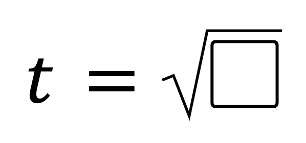 Use the diagram above to determine the exact value of t.  Be sure it looks something like this: 