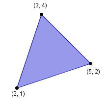 Dati i punti A(3,4); B(5,2); C(2,1) verifica che il triangolo e' isoscele e poi calcola area e perimetro.