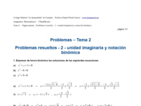 Problemas resueltos - 2 - unidad imaginaria y notación binómica.pdf