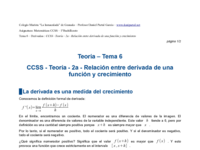 CCSS - Teoría - 2a - Relación entre derivada de una función y crecimiento.pdf