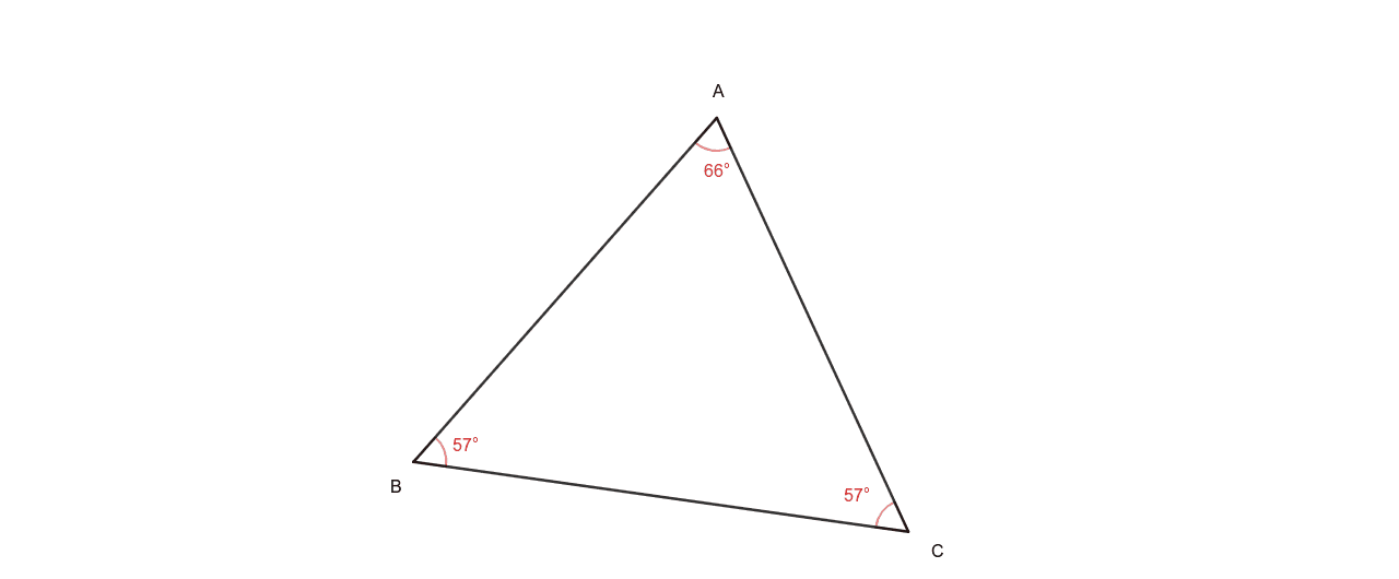 三角形の内角の和 Geogebra