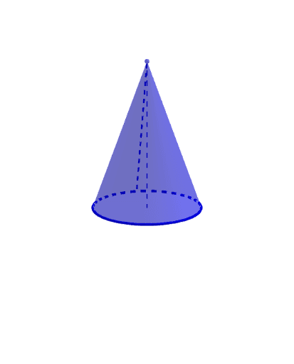 円錐の展開図 Geogebra